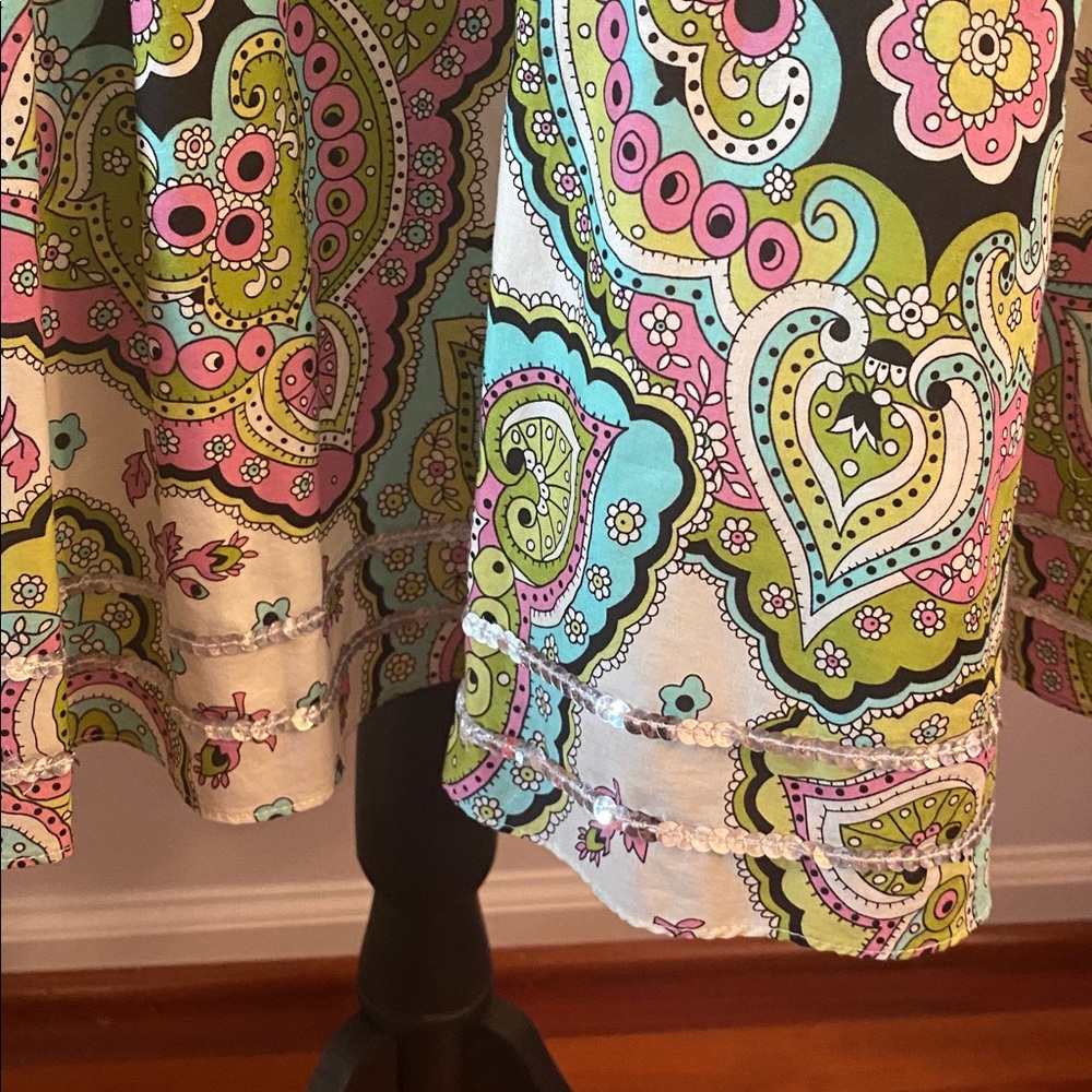 Laundry by Shelli Segal 100% cotton skirt size 2 - Picture 2 of 8